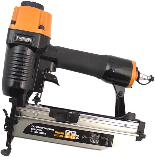 Freeman P5FRFNFWSCB Pneumatic Framing and Finishing Nailers and Staplers Combo Kit with Canvas Bag and Fasteners (5-Piece)