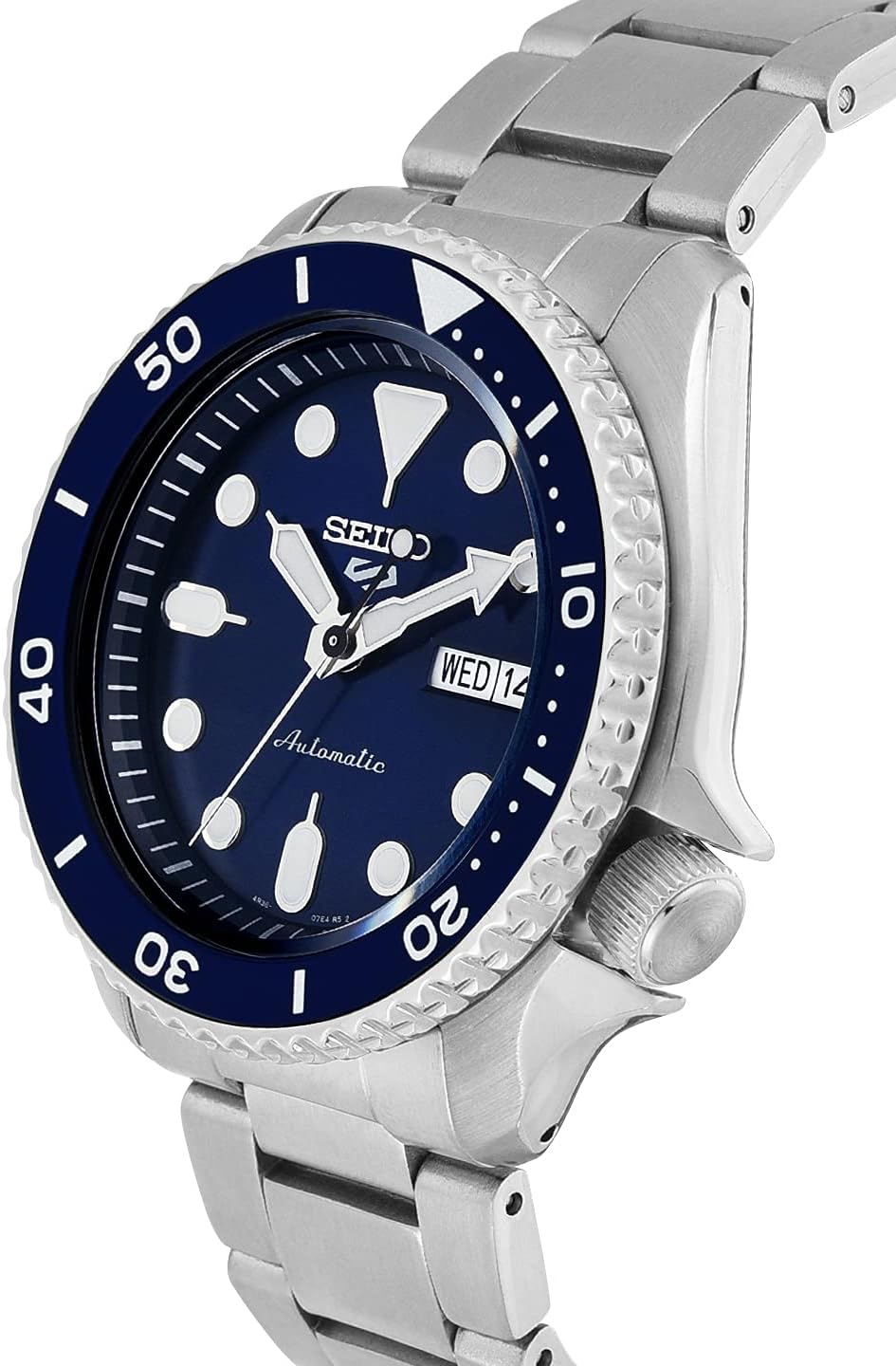 Seiko, Men's Analog SRPD51K1, Silver, Sports