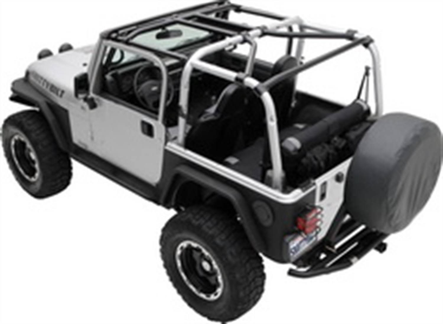 Smittybilt 76902 SRC Cage Kit Black Jeep Wrangler