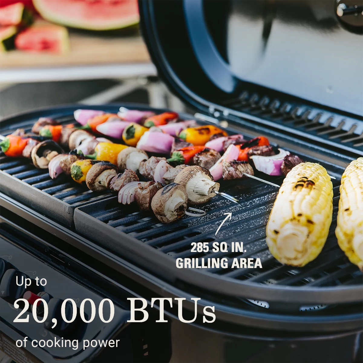 Coleman RoadTrip 285 Standup Propane Gas Grill, Red