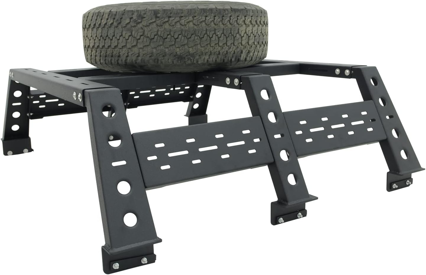 KML Truck Bed Rack No-Drill Cargo Rack System Compatible with Tacoma 16-21 Pickup Truck 2/3 Gen