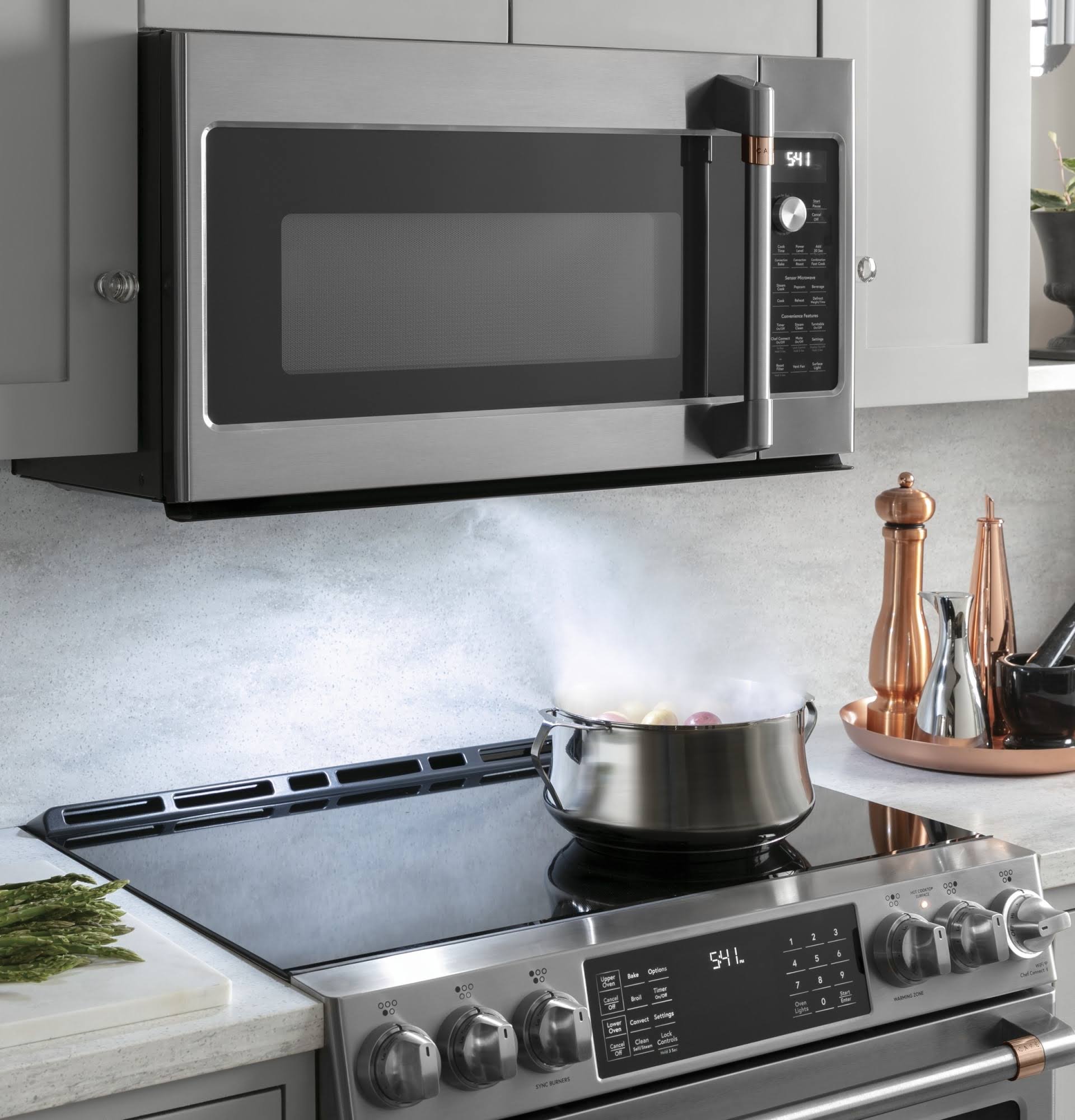 CVM517P2MS1 | Cafe 1.7 Cu. ft. Over The Range Convection Microwave - Stainless Steel