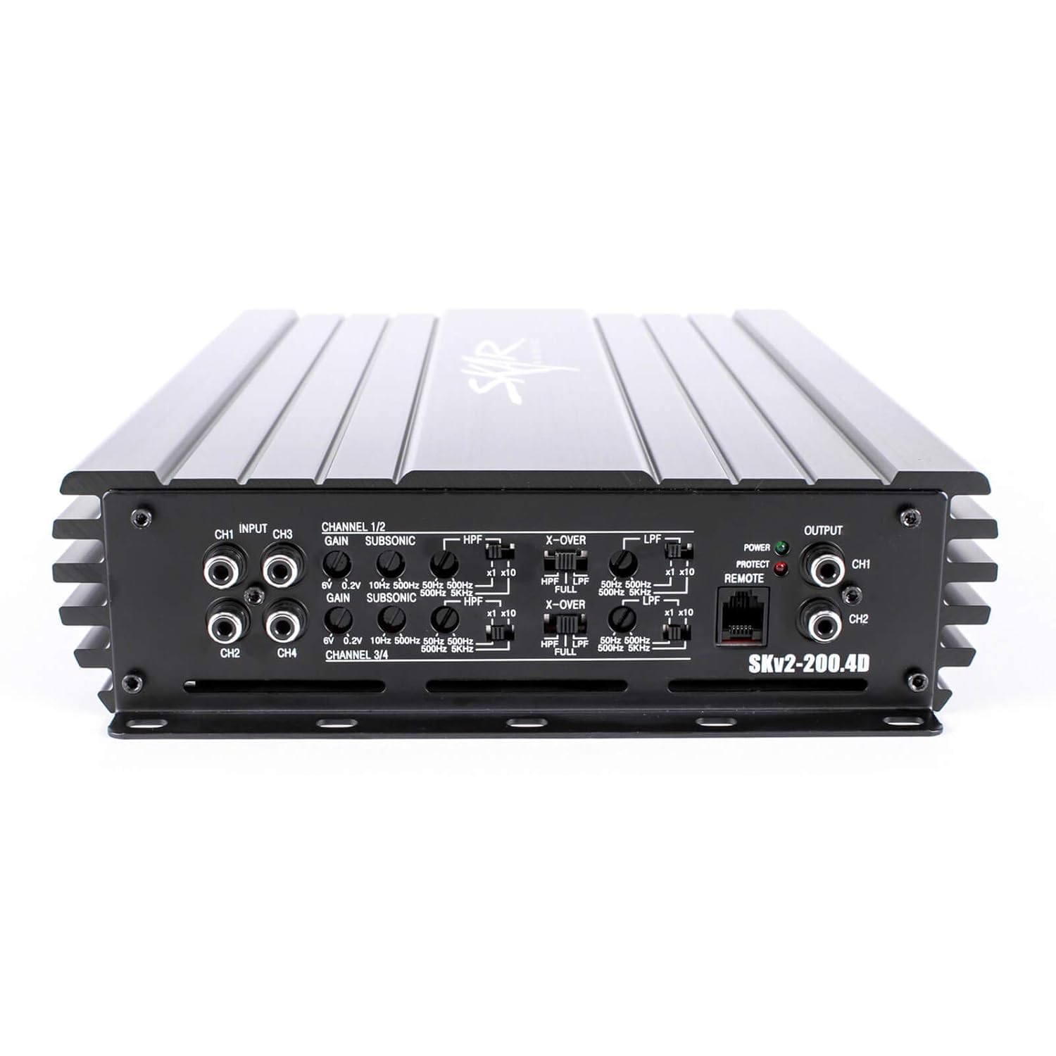 Skar Audio SKv2-3500.1D Monoblock Class D MOSFET Competition Grade Subwoofer Amplifier, 4700W Max Power