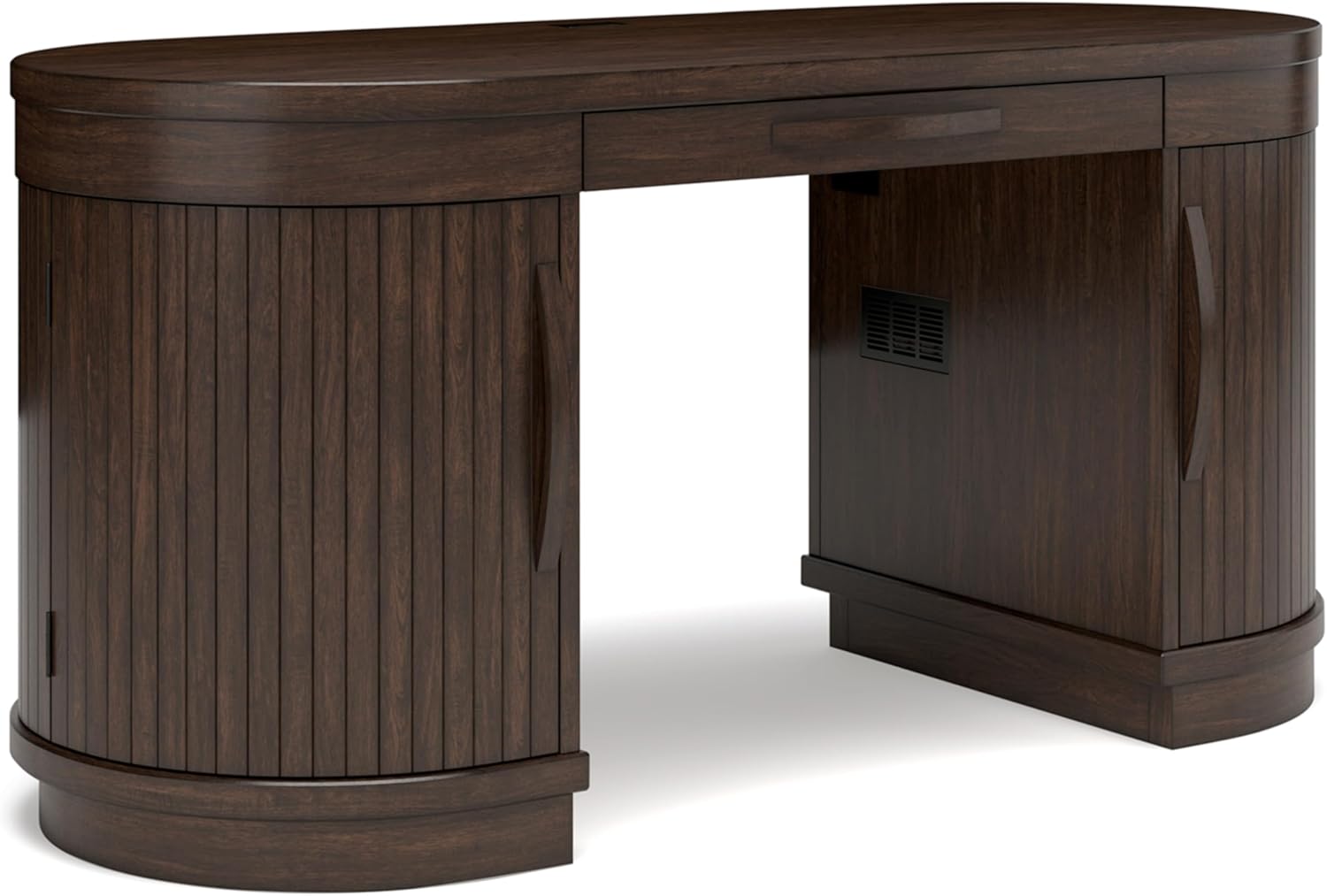 Signature Design by Ashley Korestone Home Office Desk, 63" W x 26" D x 30" H, Dark Brown