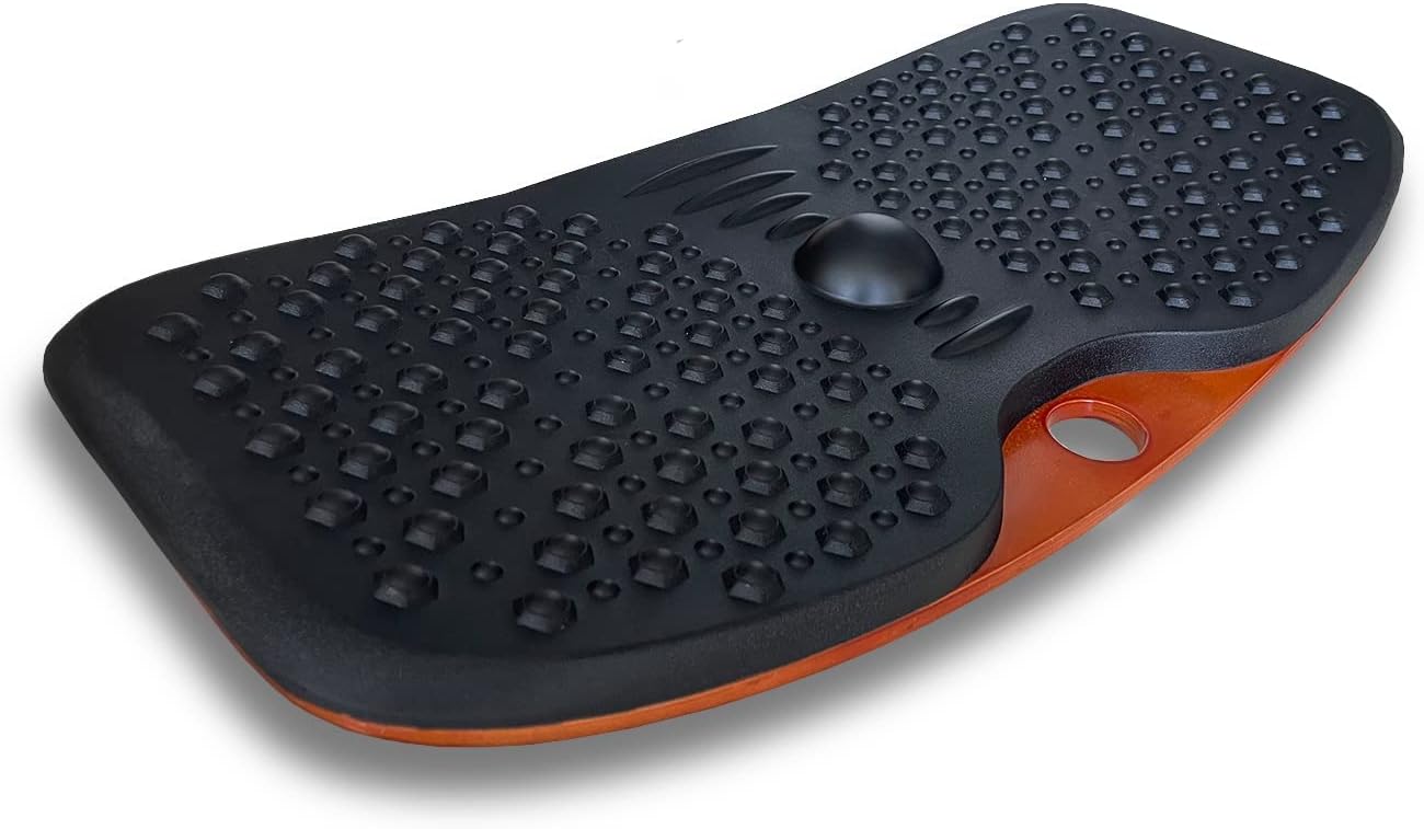 ZEALTOP Standing Desk Balance Board Anti Fatigue Standing Desk mat Wobble Board Rocker Board Comfort Mat for Office Kitchen (Large Size) Pack of 2