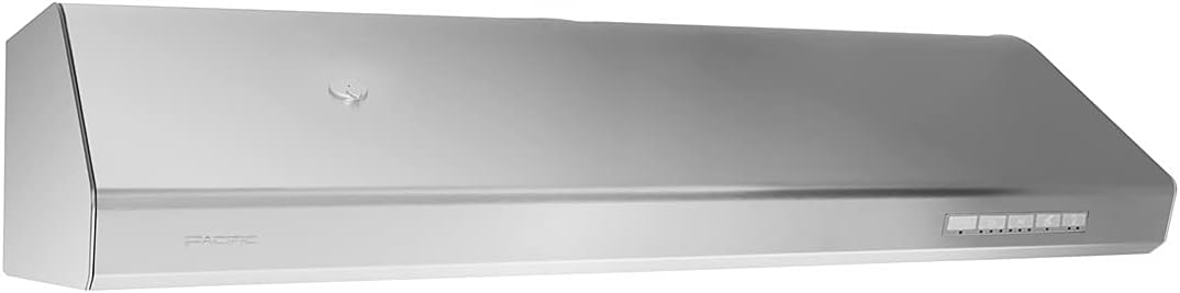 Pacific Kitchen Vent Hood AC30BS – 30 Inch Under Cabinet Range Hood – Filterless Modern Stainless Steel Hood Vent with 900 CFM Suction, Dual Fans, LED Touch Controls and Auto-Clean Function