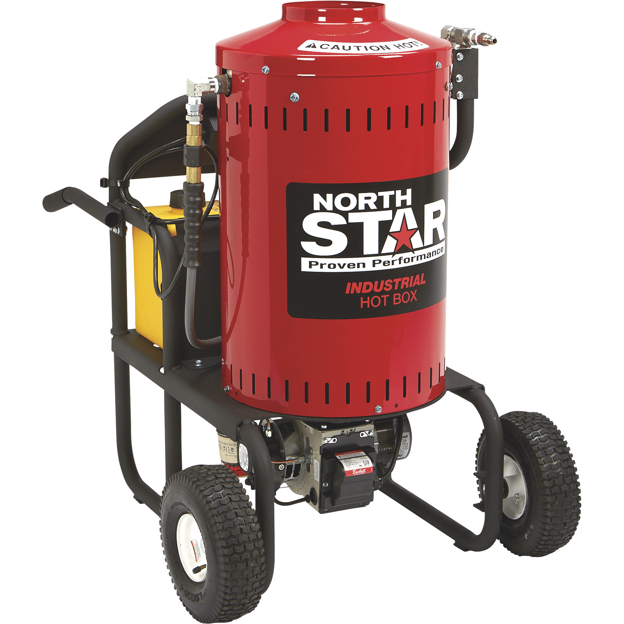 NorthStar Electric Wet Steam Cleaner and Hot Water Commercial Pressure Power Washer Add-on Unit - 4000 PSI, 4 GPM, 115 Volts