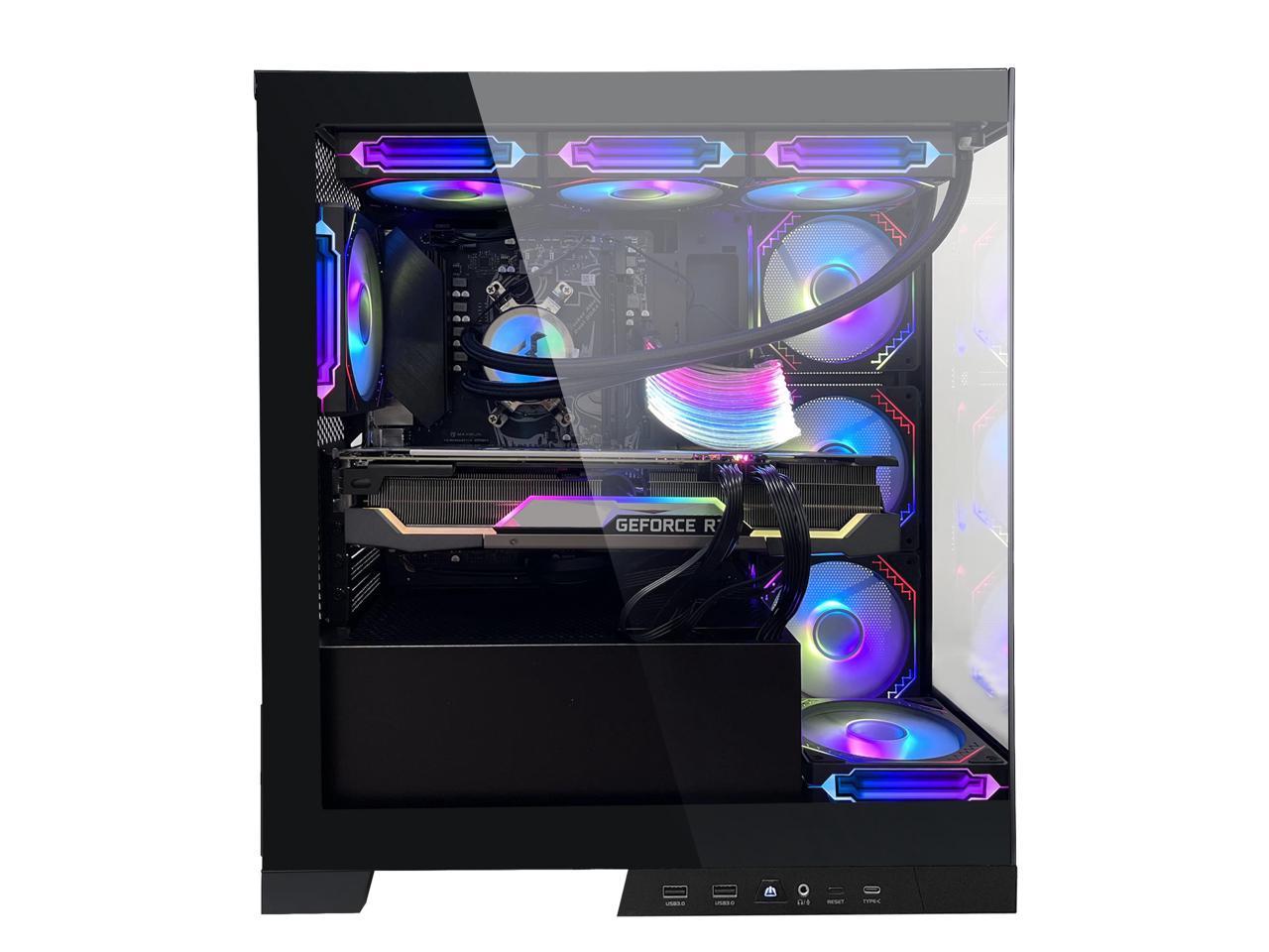 Orangexin Ocean Park Gaming Desktop- AMD Ryzen 7 5700X 3.4 GHz - RTX 4060 8G - 32GB DDR4 3200 MHz- 1TB M.2 +2TB SATA SSD -360mm AIO -RGB Fans -WiFi&Bluetooth Ready -Windows 11 Pro
