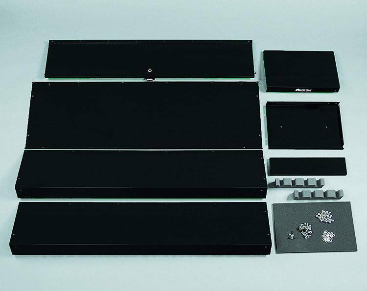 Stack on 8-Gun Ready to Assemble Security Cabinet Black