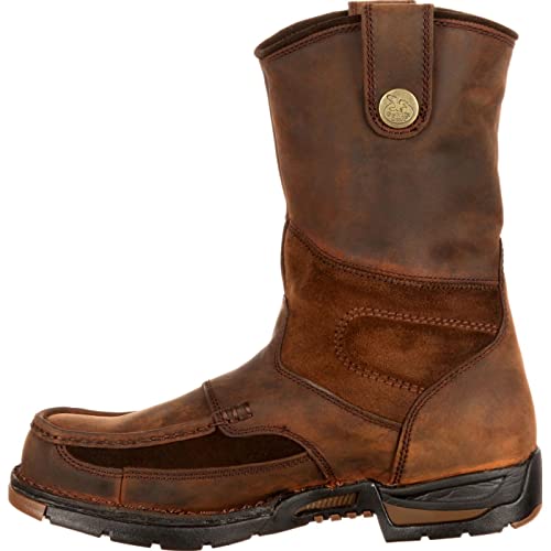 Georgia Boot Men's Georgia Athens Wellington Work Boot-m MNS 10" Gwp Wrk Br