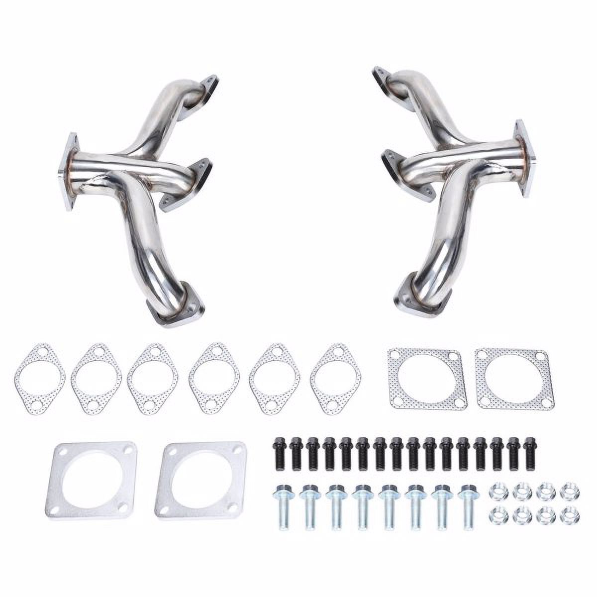 Teledu Exhaust Header For 1932-1953 Ford Flathead V8 Car Pickup Truck Shorty MT001084
