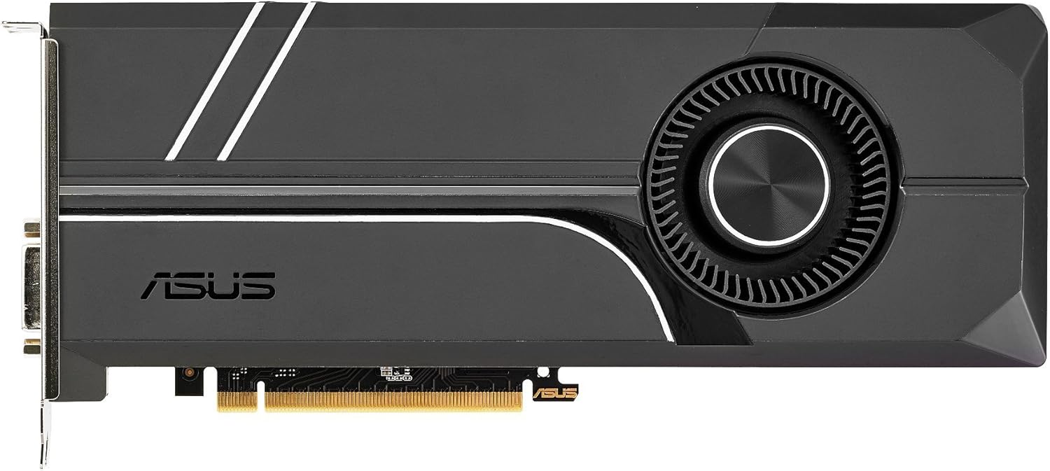 ASUS GeForce GTX 1070 TI 8GB GDDR5 Turbo Edition VR Ready DP HDMI DVI-D Graphics Card (TURBO-GTX1070TI-8G) (Renewed)