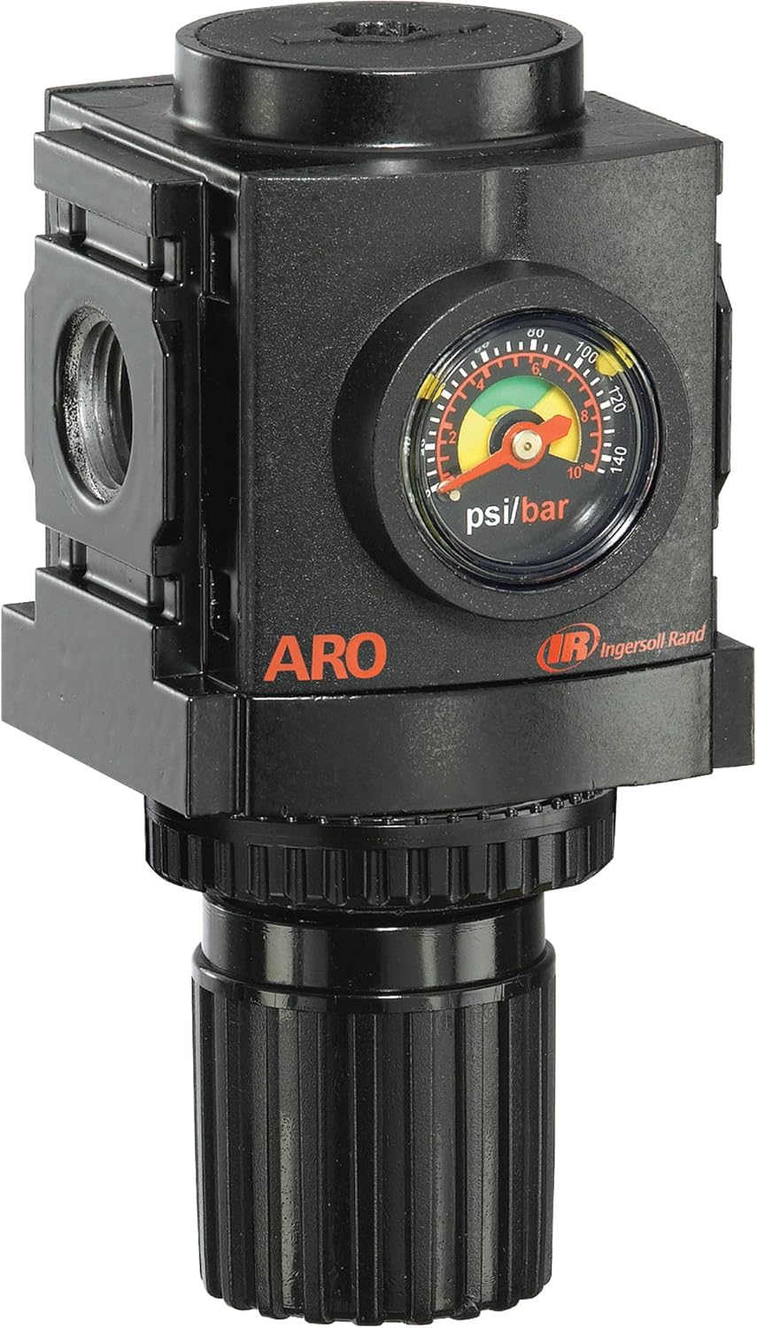 Ingersoll Rand Air Line Regulator - 1/2in., 215 CFM, 250 PSI, Model# R37341600