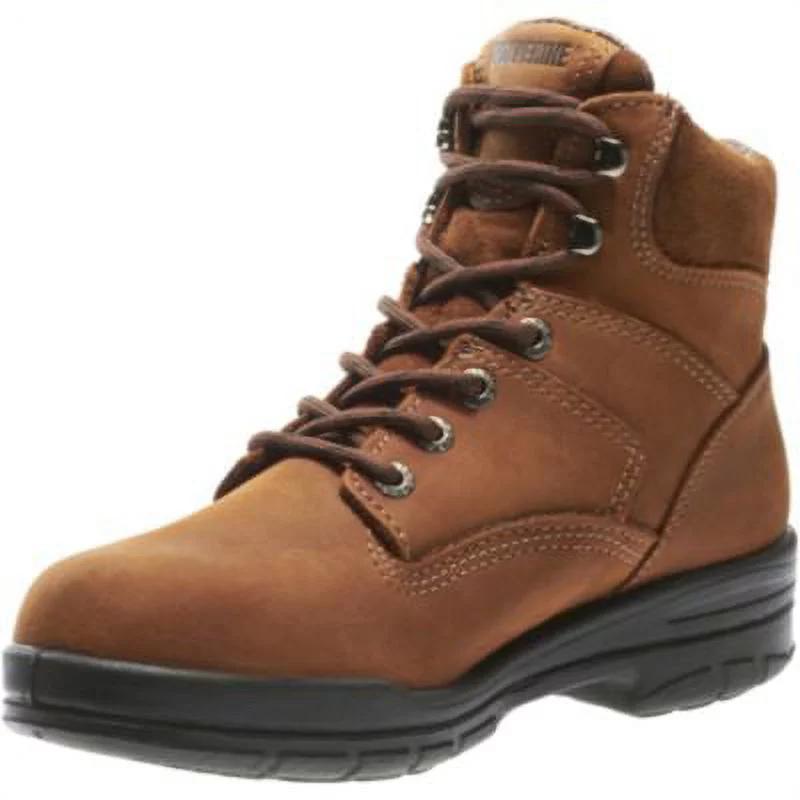 Wolverine DuraShocks Slip Resistant 6" Work Boot Men Dark Brown - Curated Treasures Market