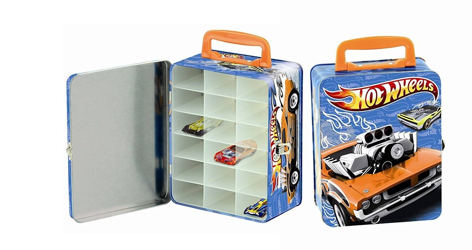 Theo Klein 2883 - Hot Wheels Cars Collecting Case for 18 Cars-Package May Vary