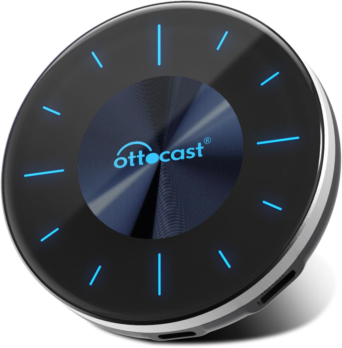 OTTOCAST P3 CarPlay AI Box - Android 12.0 CarPlay Video Adapter Wireless CarPlay Android Auto Adapter, Multimedia AI Box Support HDMI Output Youtube Netflix Disney+ Tiktok Streaming Videos to Your Car
