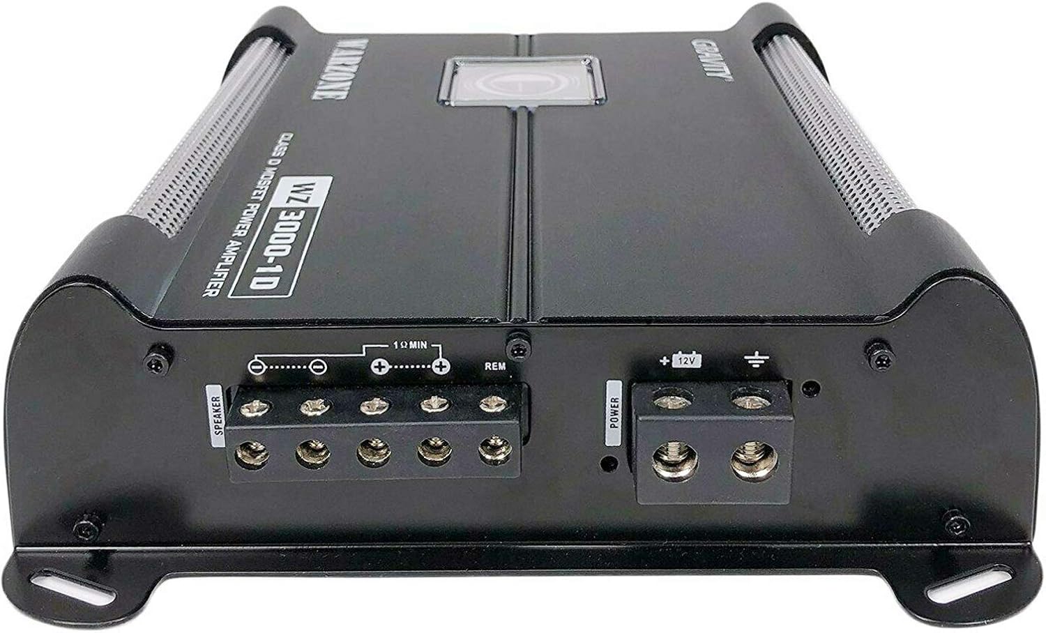 Car Amplifiers - Gravity Audio WZ3000.1D Warzone 3000W Class D Amp 1/2/4 Ohm Stable with Remote Sub Control