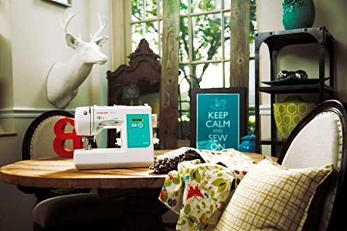 SINGER | 5560 Computerized Sewing Machine with Included Accessory Kit, Hard Cover & Extension Table, 203 Stitch Applications - Perfect for Beginners