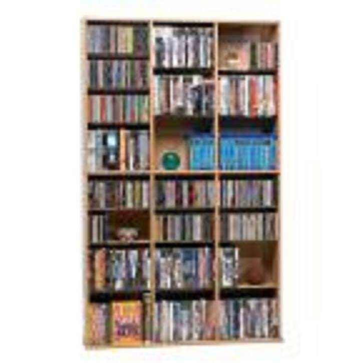Atlantic 3843-5715 Oskar Multimedia Storage Cabinet - Maple