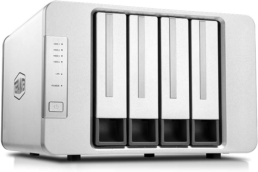 TERRAMASTER F2-221 NAS 2-Bay Cloud Storage Apollo J3355 Dual Core 2.0GHz Plex Media Server Network Storage (Diskless)