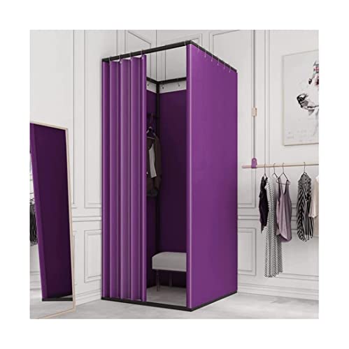 Clothing Store Fitting Room Privacy Tent Floor-Standing Mobile Dressing Room Movable Square Changing Room for Shopping Malls