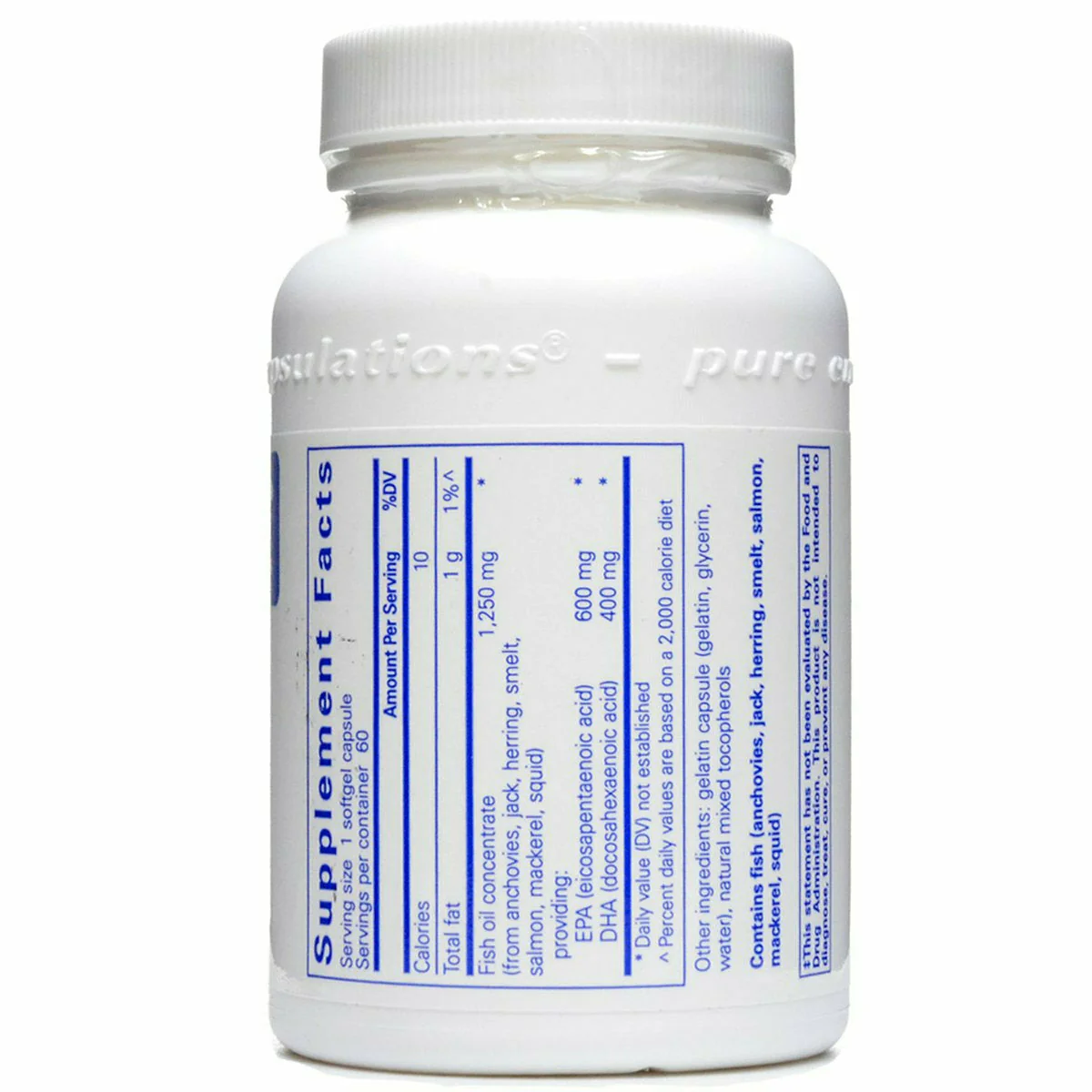 ONE Omega by Pure Encapsulations - Kansas Nuitrition - HNZSDS