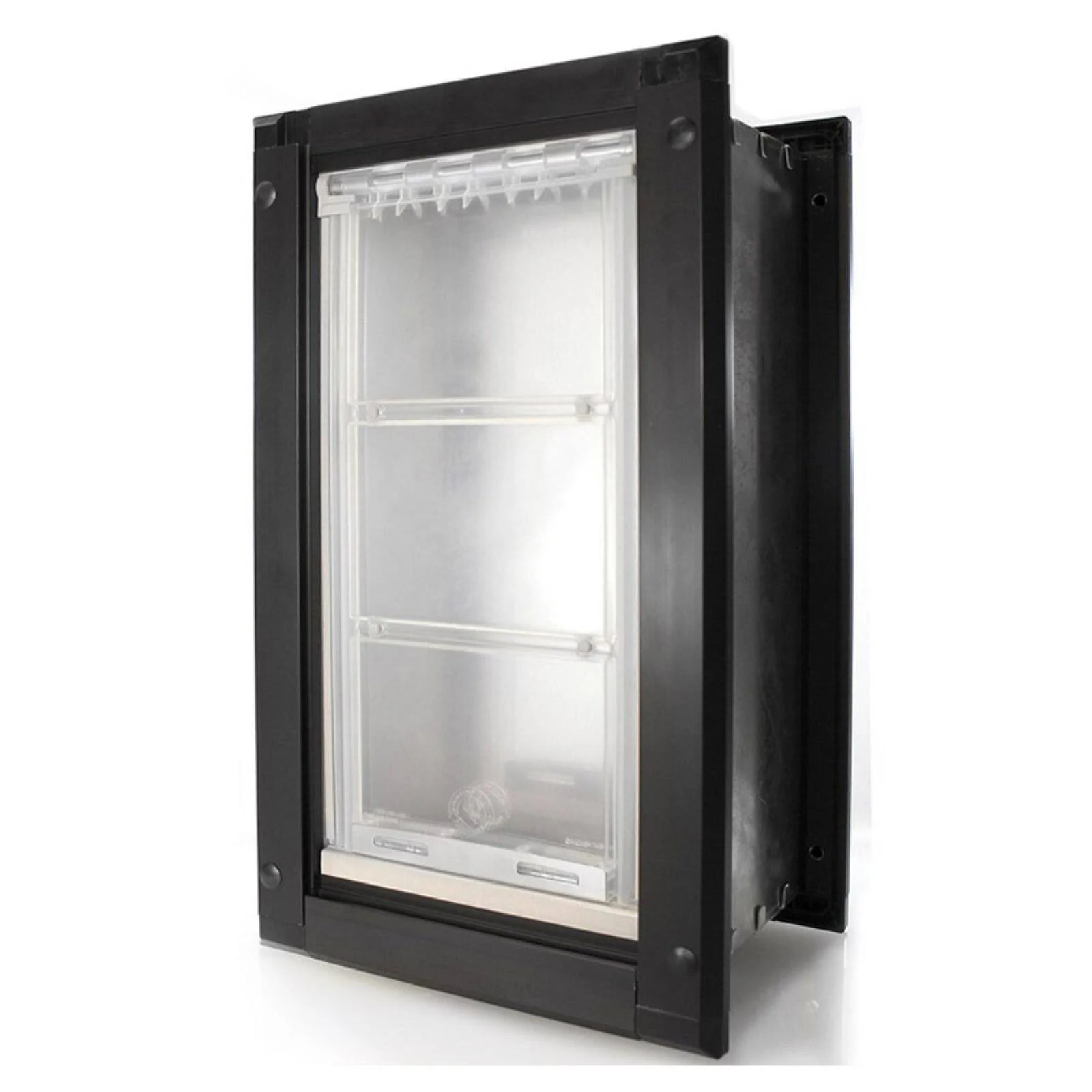 Endura Flap Wall Mount Pet Door Medium / Single Flap / Black