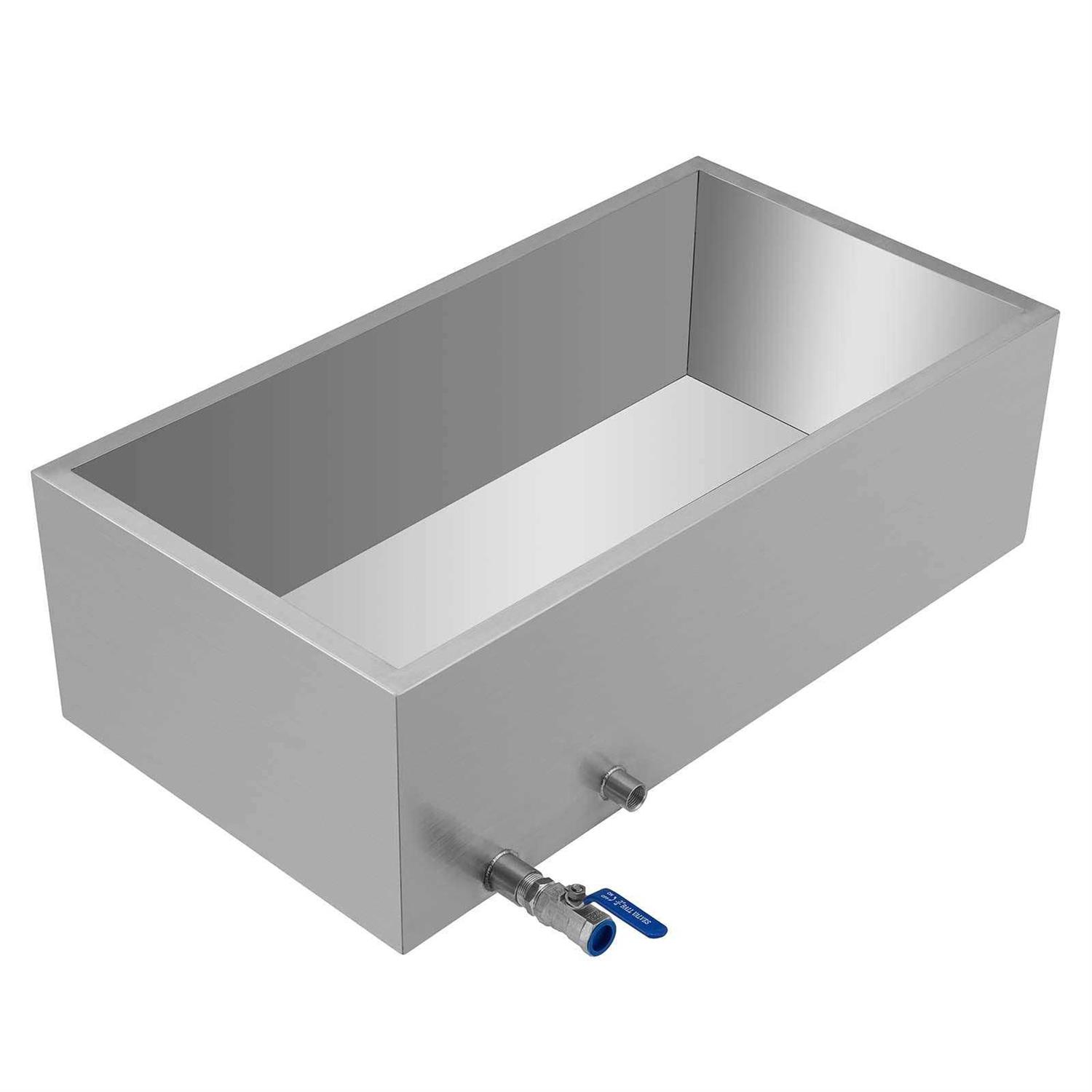 VEVOR Maple Syrup Evaporator Pan 30x16x9.5 Inch Stainless Steel Maple Syrup Boiling Pan with Valve for Boiling Maple Syrup - Shop Hardware Tools Online Store