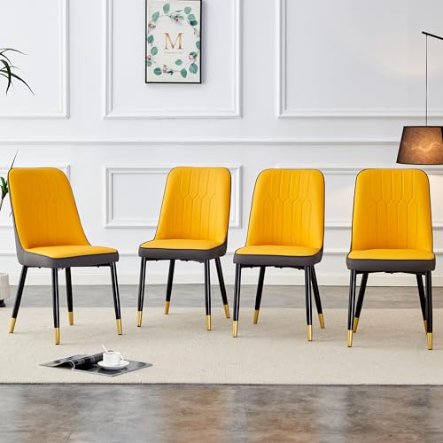 Marble Sintered Stone Dining Table, 50" Oval White Dining Table with Sintered Stone Table Top and Metal Legs, Faux Marble Kitchen Table for 4 People, Fade and Scratch Resistant, Table Only