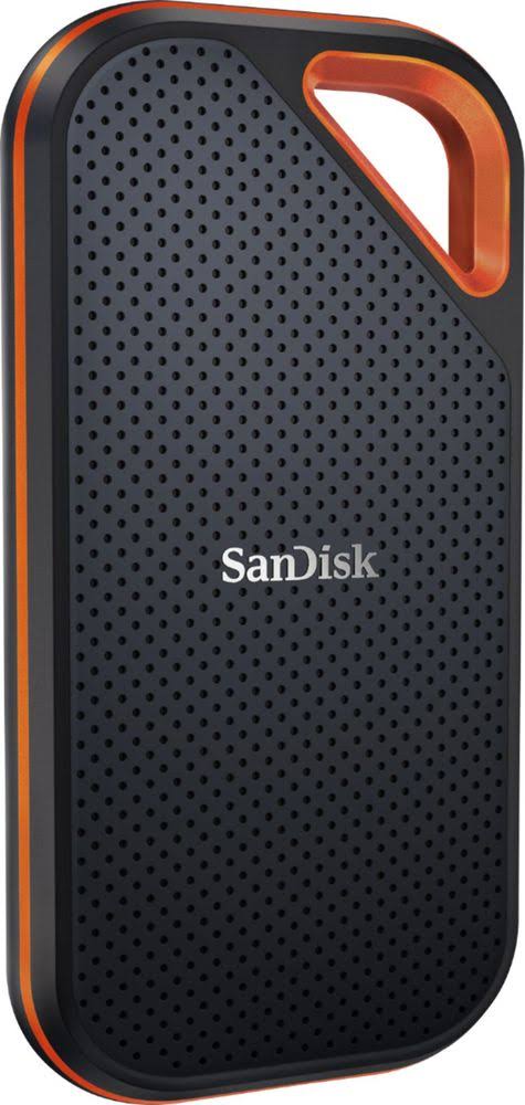 SanDisk - Extreme Pro 1TB External USB 3.1 Gen 2 Portable Solid State Drive - Black/Red