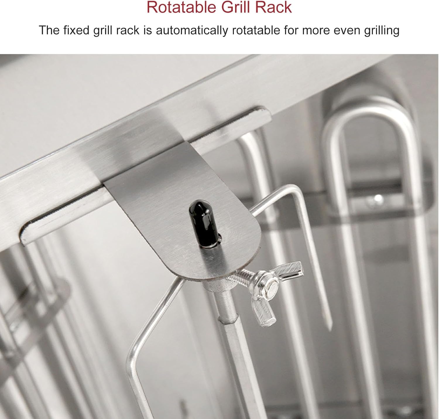 Vertical Chicken Rotisserie Oven, 3000W Electric Shawarma Grill Machine, Topcounter Doner Kebab Grill Machine Meat Grill Broiler with Double Heating Tubes, Commercial Gyro BBQ Grill Maker for Chicken