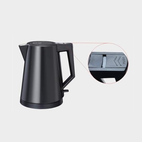 Electric Kettle Cordless Tea Kettle,Fast Boil,Auto Shut Off and Boil Dry Protection Tech Power Off Large Capacity 1000W Anti-scalding Insulation Integrated Stainless Steel 1.2L (Color : Gold)