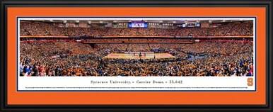 Syracuse Orange Basketball 40.25&& x 13.75&& Standard Framed Panorama