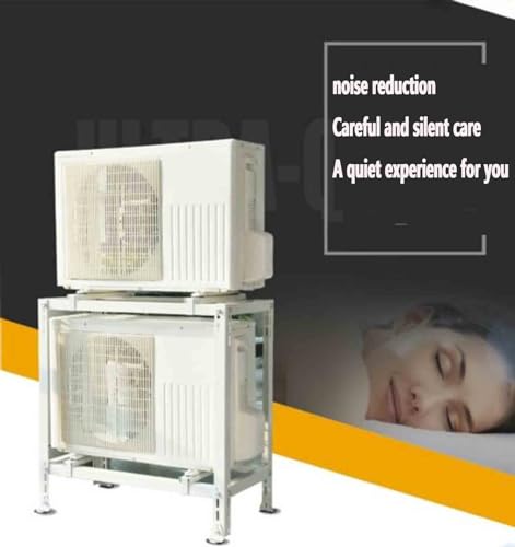 Double Levels Ground Stand for Mini Split Air Conditioners Heat Pump System,Heavy Duty Ground Stand for Mini Split 9,000-18,000 BTU,Condenser Stand for Ductless Mini Split Air Conditioner Stand&HVAC