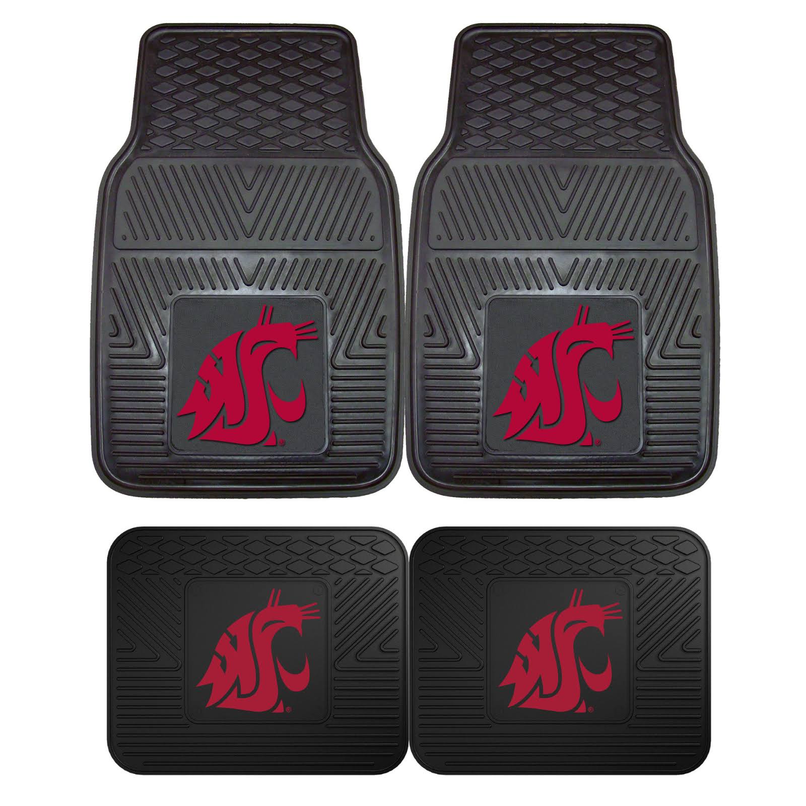 Washington State Cougars NCAA 4pc Car Mats u0026 Car Accessories
