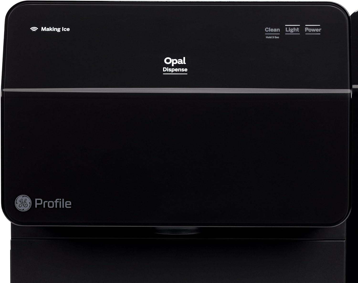GE Profile Opal Ice Dispenser | Countertop Nugget Ice Maker with Ice Dispenser & 1-Gallon Side Tank | Ice Machine with WiFi Connectivity | Smart Home Kitchen Essentials | Satin Black