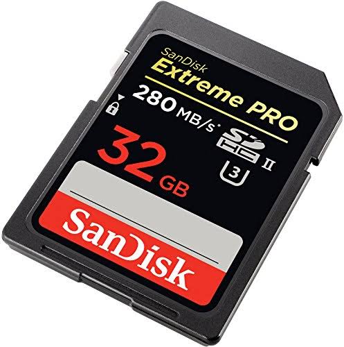 SanDisk 32GB Extreme Pro SD (sdhc) Card UHS-II 280MB/s