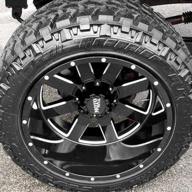 Moto Metal MO962 20x10 8x180.00 Gloss Black Milled (-24 mm)
