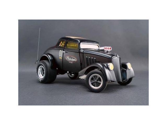 Pork Chop&s 1933 Willys Gasser Jailbreak Limited Edition to 960pcs 1/18 Diecast Car Model by Acme