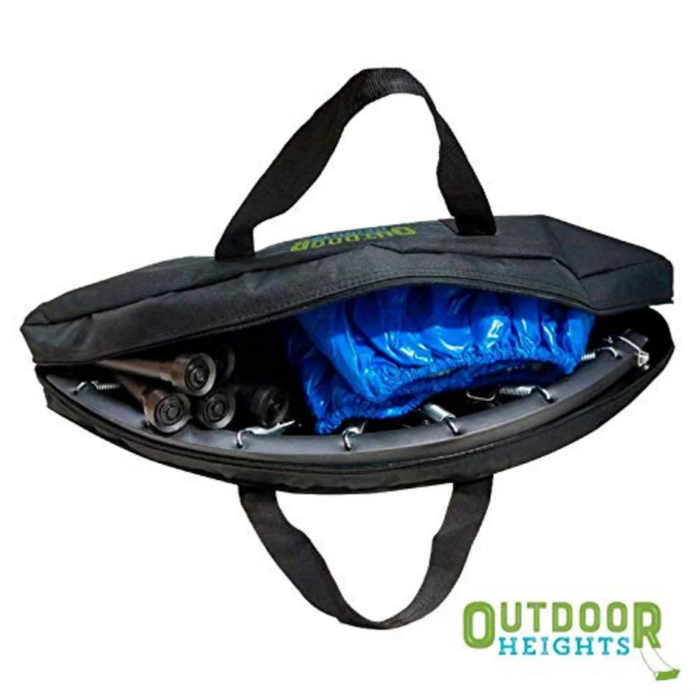Outdoor Heights Mini Trampoline 36 inch Fitness Trampoline - Fitness Rebounder - With Carrybag