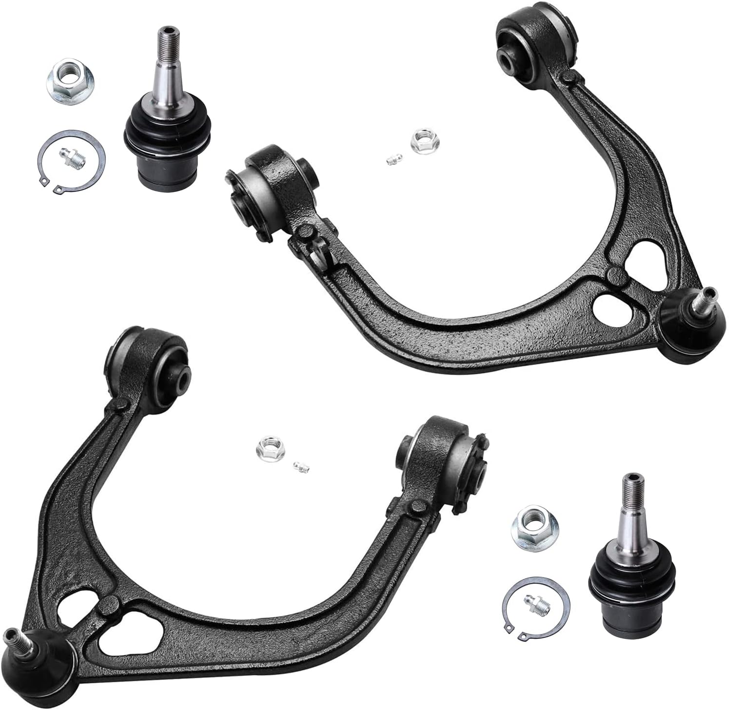 Detroit Axle - RWD Front End Control Arms Kit for 11-19 Chrysler 300 Dodge Challenger Charger, Control Arms Ball joints Sway Bars 2011 2012 2013 2014 2015 2016 2017 2018 2019 Replacement - 10pc Set