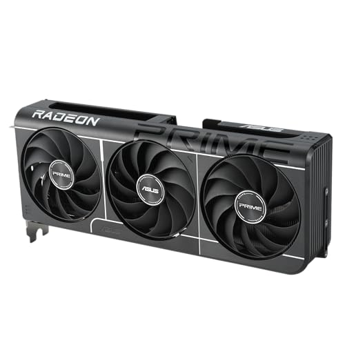 ASUS Prime Radeon™ RX 9070 XT OC Edition Graphics Card (PCIe 5.0, HDMI/DP 2.1, 2.5-Slot Design, axial-tech Fans, Dual Ball Fan Bearings, Dual BIOS, GPU Guard)
