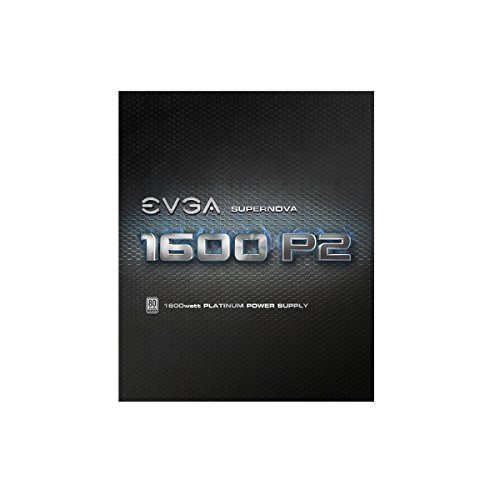 EVGA Supernova 1000 P3, 80 Plus Platinum 1000W, Fully Modular, Eco Mode with FDB Fan, Includes Power ON Self Tester, Compact 180mm Size, Power Supply 220-P3-1000-X1