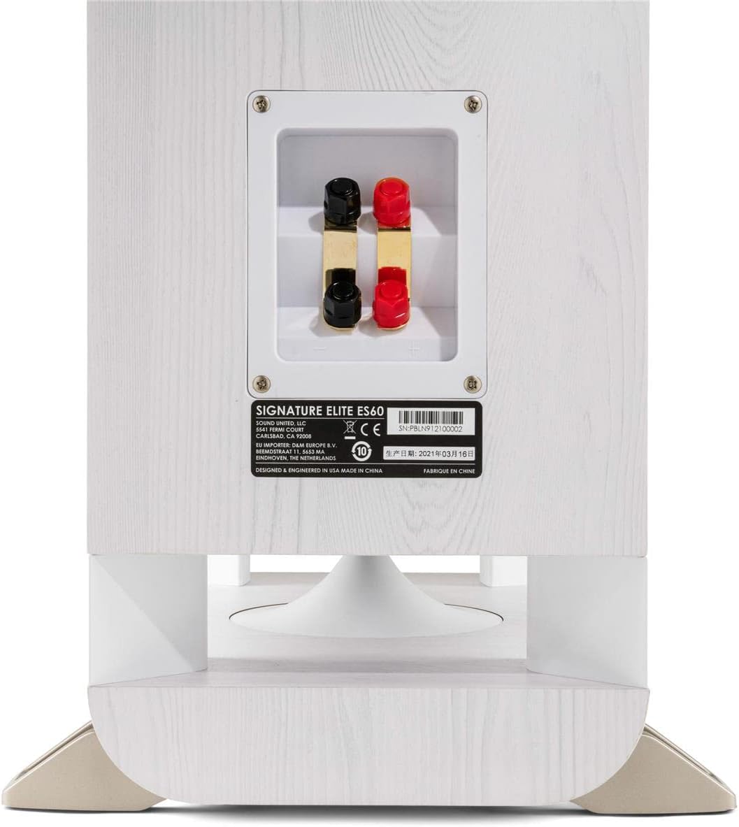 Polk Audio Signature Elite ES60 Floorstanding Speaker, White, Pair