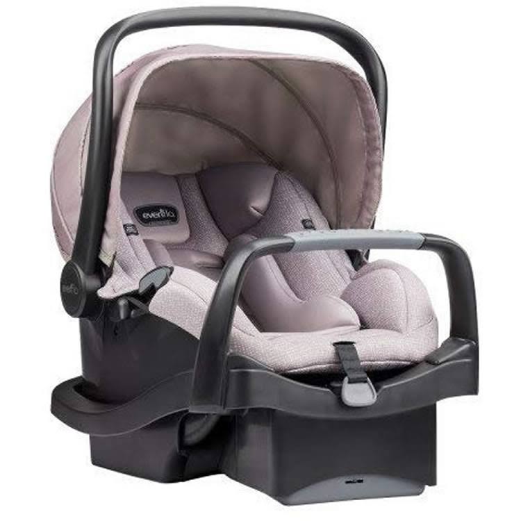 Evenflo Pivot Modular Travel System with SafeMax Infant Car Seat - Sandstone