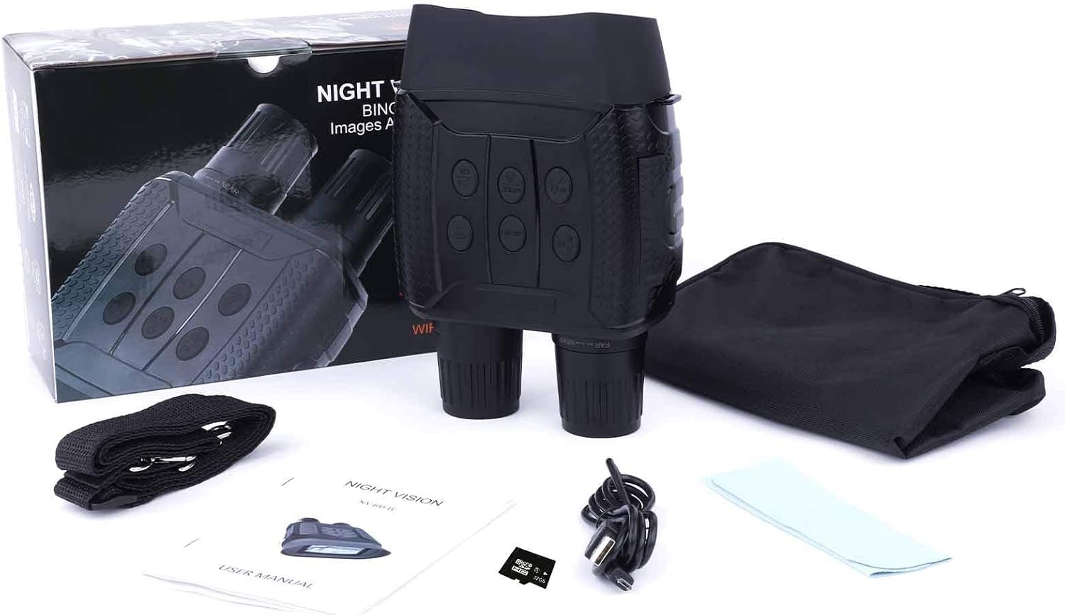 LUXUN Digital Night Vision Goggles Military Tactical for Hunting Infrared Goggle Binoculars for Adults Night Vision And Day With Camera Video Military Grade Night Vision Goggle Survival Gear Equipment
