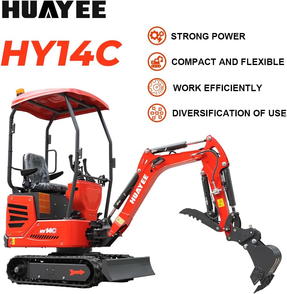 HY14C 1.4-ton mini excavator