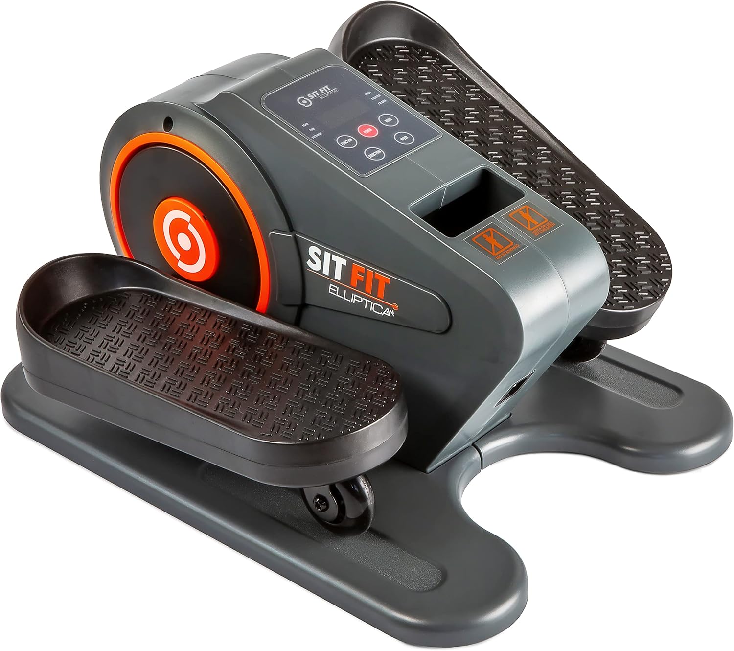 SITFIT, Sit Down and Cycle! Powered Foot Pedal Exerciser for Seniors, Under Desk Elliptical Exercise Bike, Leg Exerciser While Sitting. Peddler Exerciser Mini Bike, Portable Rehabilitation Equipment.