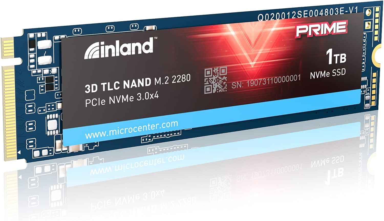 Inland Platinum 2TB SSD NVMe PCIe Gen 3.0x4 M.2 2280 3D NAND Internal Solid State Drive, R/W up to 3,400/3,000 MB/s, PCIe Express 3.1 and NVMe 1.3 Compatible, Utimate Gaming Solutions (2TB)