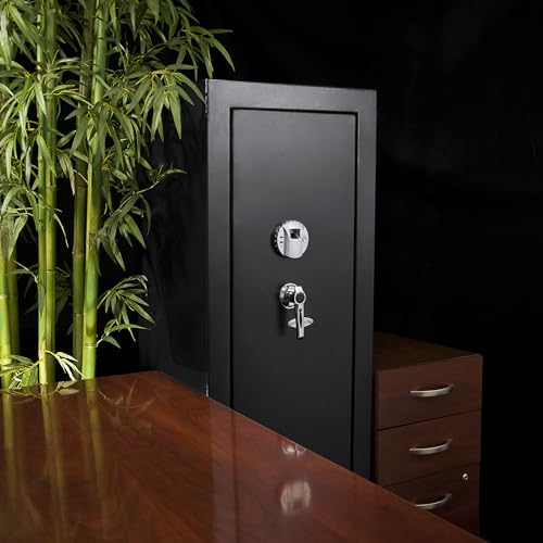 BARSKA Quick and Easy Access Biometric Fingerprint Rifle Shotgun Firearm Long Gun Safe for Home with Optional Silent Mode & Removable Shelf